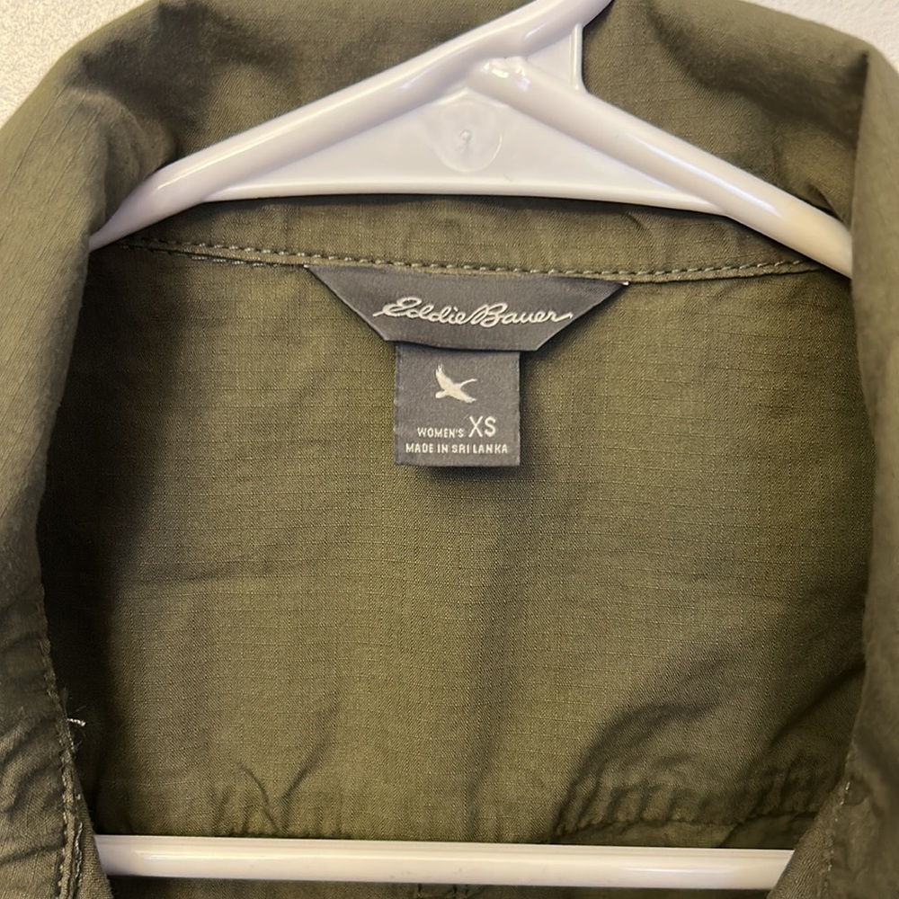 Eddie Bauer Women’s Jacket Olive Green Size XS - Picture 3 of 4